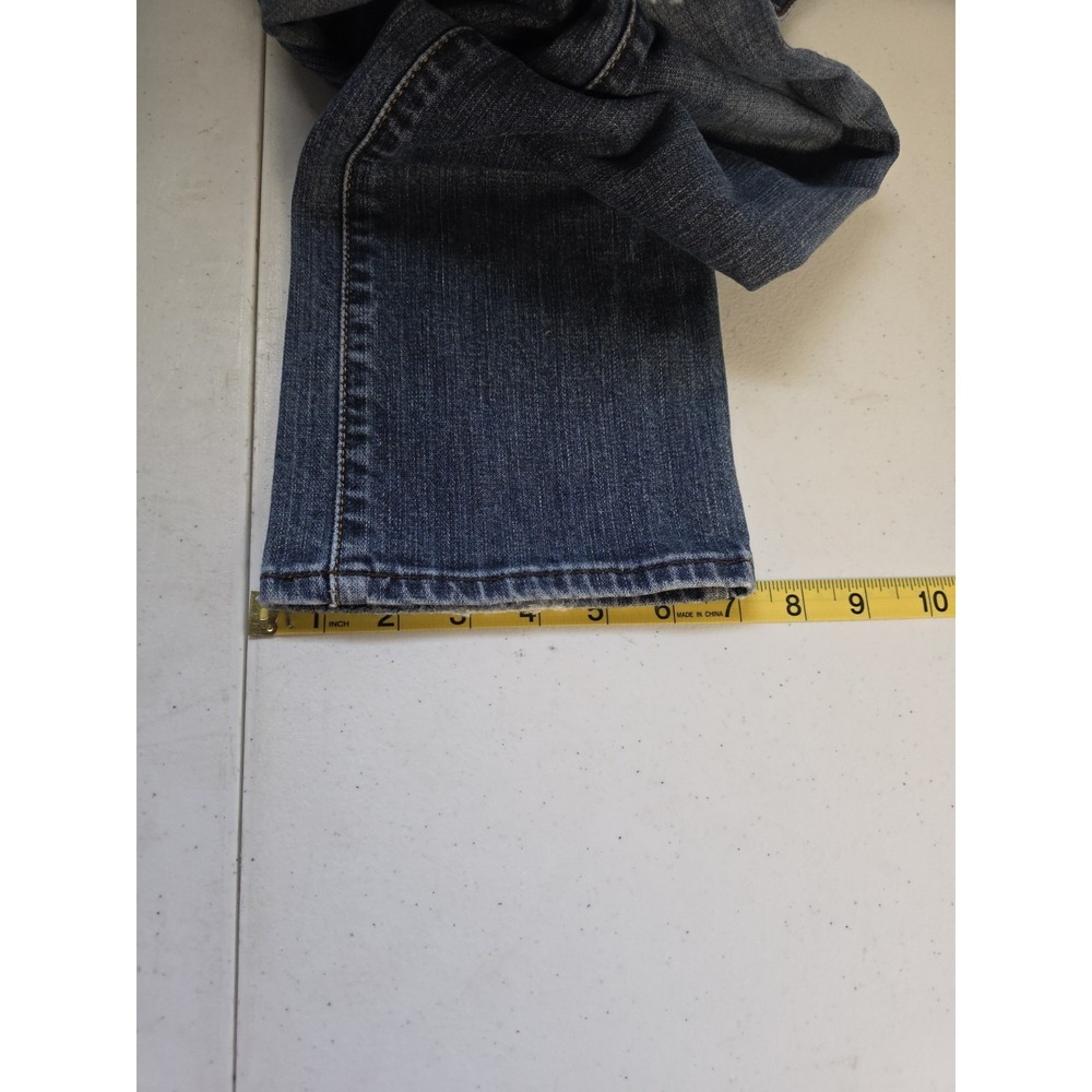 Lucky Brand Jeans Womens 6 Gene Montesano 6 Bronx Lola Straight Blue Y2K - Picture 11 of 13
